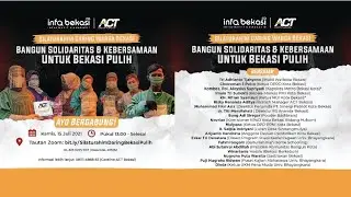 Silaturahim Daring Warga Bekasi ACT x Infobekasi