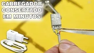 Consertando Cabo USB do celular - Faça vc mesmo !