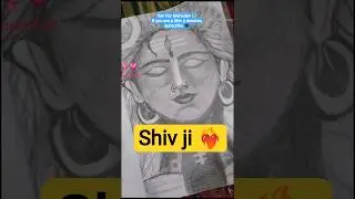 Lord Shiva Pencil Sketch | Mahadev Art ✨🔱 #youtubeshorts #mahadev #art #drawing