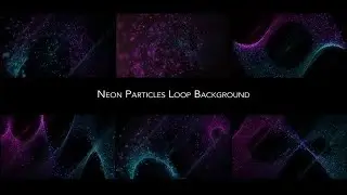 Neon Particles Pack Stock Motion Graphics