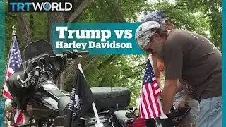 Trump backs Harley Davidson boycott