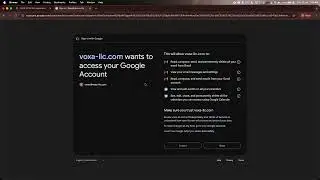 Voxa Demo for Calendar Integration