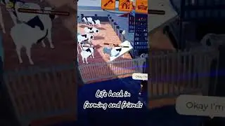 How to move animals around on Roblox farming and friends lifehack #robloxedit #roblox #farming