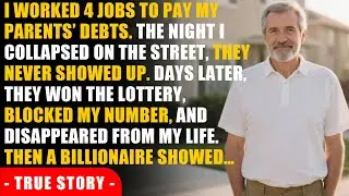 I Worked 4 Jobs to Pay My Parents&rsquo; Debts. They Won the Lottery & Cut Me Off. Then a Billionaire...