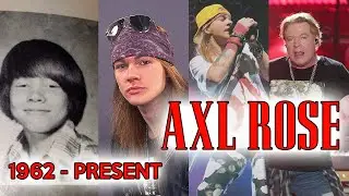 L&iacute;nea de Vida: Axl Rose a&ntilde;o por a&ntilde;o. Su evoluci&oacute;n.