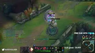 Challenger KR - Katarina vs Yone KT VicLa - KatEvolved Live VOD [4/18/2022]