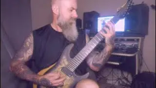 The downside of the Reaper 7 Multiscale. Tuned to G standard #shecterguitars #stltones #toontrack