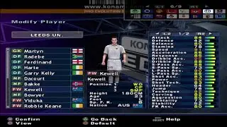 PES 2 - Leeds United - Stats - PS2