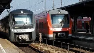 Donauwörth - ET 440: agilis + DB Regio - IC (+Nothalt) - Steiermarkbahn + mgw-Service - Stadtbilder
