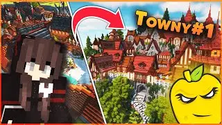 BAŞLIYORUZ 👀 | Minecraft Towny Bölüm 1 ( CraftLime )