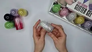 Roll-On glitter gel Feh&eacute;r gy&ouml;ngyh&aacute;z