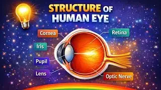 Light Class 8 || Structure of Human Eye || Human Eye and The Colourful World 