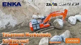 Hitachi ZX490LCH-7 Ekskavat&ouml;r ile Tasarımın Merkezinde Siz Varsınız!
