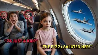 “She Was Just a Kid in Seat 7A — Until the F-22s Called Her By Her Call Sign”