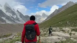 Final Steps into Kuisbang Camp After Crossing Gondogoro Pass