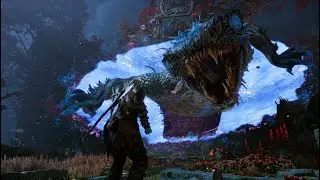 GOD OF WAR RAGNAROK | FIGHTING A SPACE LIZARD!!!!!