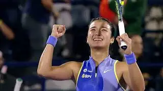 Alex Eala - Match Point & Reaction - R2 - 2026 Dubai Duty Free Tennis Championships
