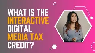 What is the Interactive Digital Media Tax Credit (For Video Game Developers)
