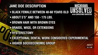 Michiana Unsolved: Identifying Jane Doe in New Buffalo