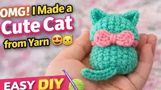 &ldquo;OMG! I Made a Cute Cat from Yarn 😍🐱 | Easy DIY Handmade Craft&rdquo;