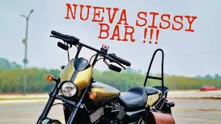 Fabricando Sissy bar a la  moto !!