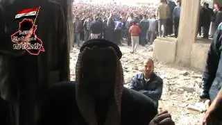 كلمة للسيد حسين العبوش في ساحة الاحرار في الموصل بتاريخ 24 1 2013