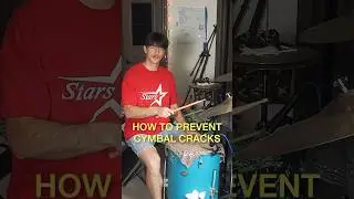 How to prevent cymbal cracks&hellip; #drums #drummer #drumming #cymbals #drumcare #drumtech #drumtips