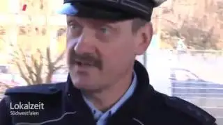 Meschede    Polizei kontrolliert Bahngleise   Lokalzeit Südwestfalen vom 07 03 2014
