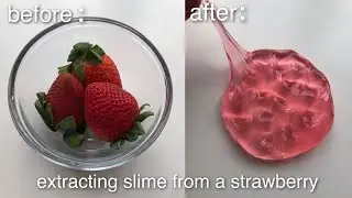 КЛУБНИЧНЫЙ СЛАЙМ! 🍓 Тестируем рецепты слаймов БЕЗ КЛЕЯ