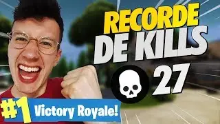 BATI MEU RECORDE PESSOAL DE KILLS NO FORTNITE