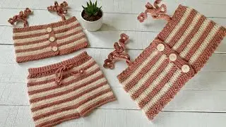 CROPED INFANTİL LİSTRADO (conjunto)