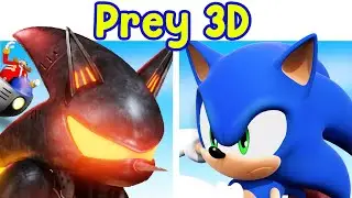 Friday Night Funkin' VS Sonic.EXE 3.0 - Prey 3D (FNF Mod/Starved Eggman/3D)