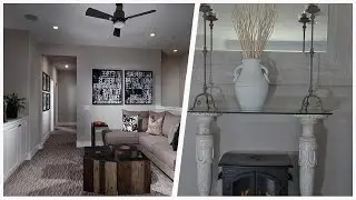 75 Southwestern Gray Family Room Design Ideas You'll Love ➤