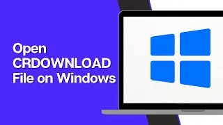 How to Open a CRDOWNLOAD file on Windows 11/10 (2024 EDITION)