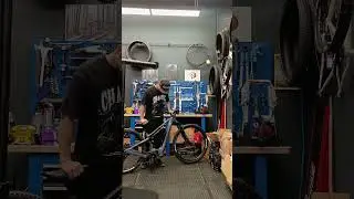 Ghost E-ASX rear shock travel test #mtb #bikes #suspension #fox #enduro #ebike