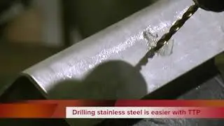 How To Drill Stainless Steel with TTP HARD drills and CUT IT
