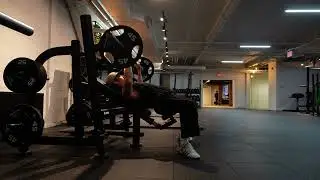 Olympic Incline Bench Press with Pivot Un-Rack Arm