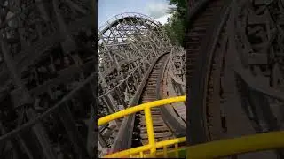 Thunderbird, Powerpark, Finland On Ride video! #thunderbird #powerpark #rollercoaster #themepark