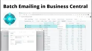 Пакетная рассылка писем в Business Central