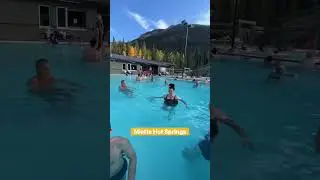 Hot Springs in Canada! 🇨🇦 #hotspring #canadalife #canada