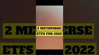 INVEST IN THE METAVERSE WITH THESE 2 ETFs!