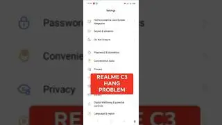 REALME C3 HANG ISSUE PROBLEM SOLUTION #realmec3 #hangproblemphons
