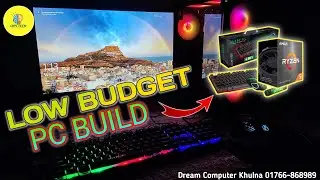 57k Low Budget Pc Build  !  Ryzen 5 5600G  Processor  + In Build Graphics card ! ARN TECH