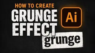 How to Create a Grunge Effect in Adobe Illustrator  Easy Tutorial