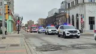Operation North Pole procession arrival into Des Plaines