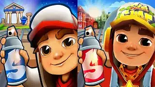 Subway Surfers Greece 2025 Jake vs Subway Surfers Oxford 2025 Jake Star Outfit Gameplay HD