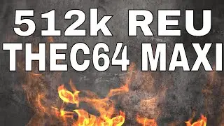 TheC64 512k ram REU ! Bonzai Expand Demo C64 MAXi