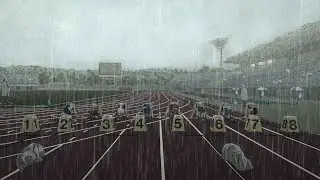 HYAKUEMU (100 METERS) RACE IN THE RAIN