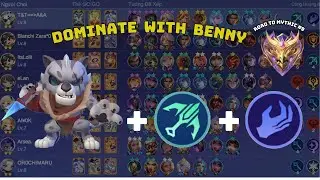 ROAD TO MYTHIC # 9 !! ELEMENTALIST BEST STRATEGY WITH BENNY !! MAGIC CHESS GOGO