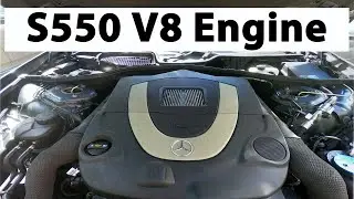 2008 Mercedes-Benz S550 V8 engine Review